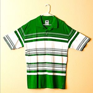 Avirex Green & White Polo Shirt